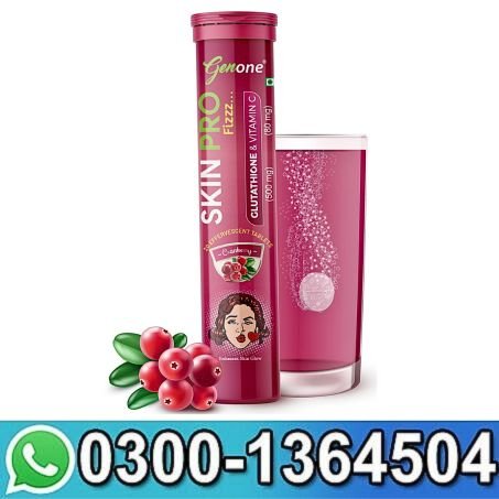 Genone Skin Pro – Glutathione 500 Mg & Vitamin C 80 Mg Effervescent Tablets In Pakistan
