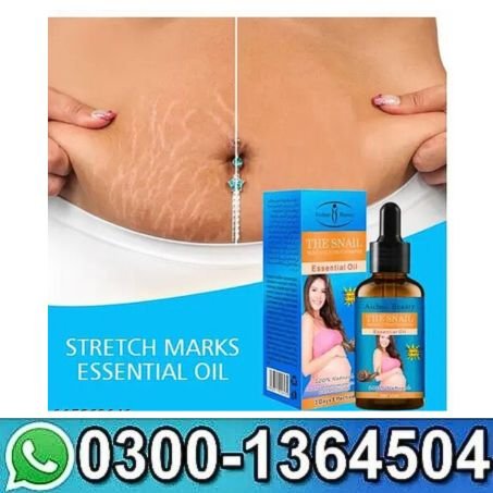 THE SNAIL Removes stretch marks Essential Oil In Pakistan