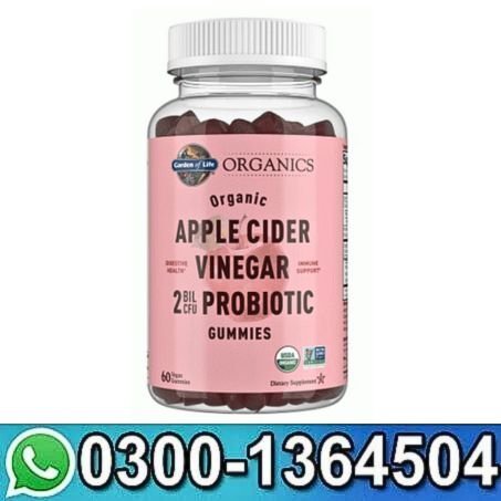 Curtin Life Organics Apple Cider Vinegar Probiotics Organic Gummies In Pakistan