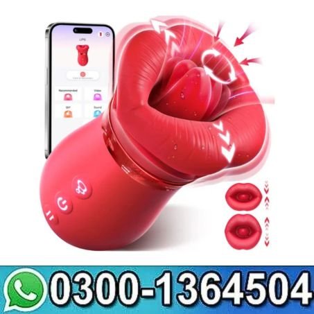 Sovokn 5 In 1 Mouth Sucking Vibrator Rose Sex Toy In Pakistan