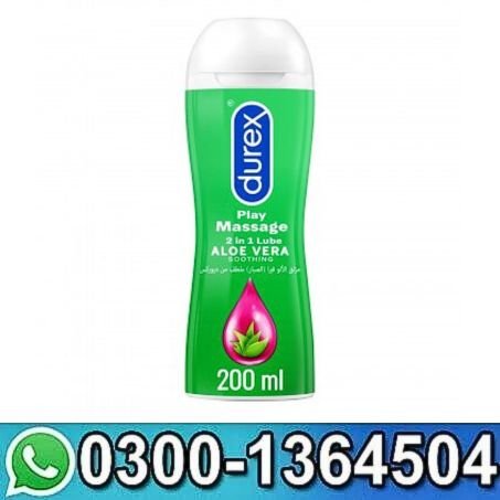 Durex Play 2 in 1 Soothing Aloe Vera Gel 200ml Lube (N)