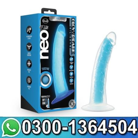Blush Novelties Dual Density Cock, Neon Blue - Adult Toys In Pakistan