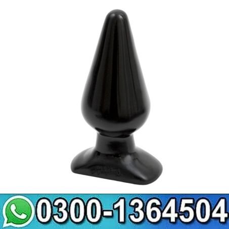 Doc Johnson Classic Butt Plug – Smooth Large – Black
