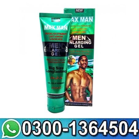Maxman Enlarging Gel Green For Men in Pakistan