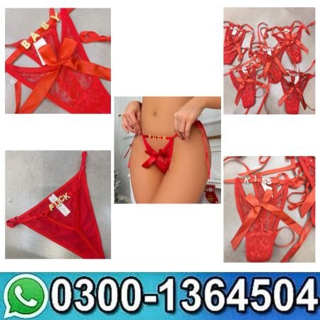Custom Jewelry Thong Red G String Design