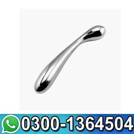Steel Dildo G Spot Wand Curved Metal Sex Toy