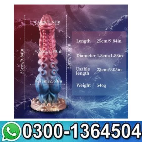 9 Inches Octopus Tentacle Dildo Silcione Fantasy