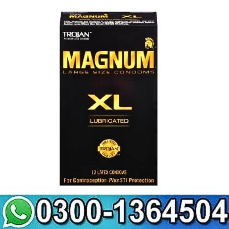 Trojan Magnum Xl Size Lubricated Latex Condoms In Pakistan