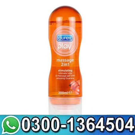 Durex Play Massage 2 in 1 Stimulating Intimate Lube & Massage Gel with Guarana 200 ML