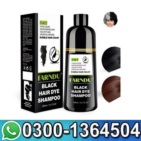 Farndu Black Hair Dye Shampoo In Pakistan