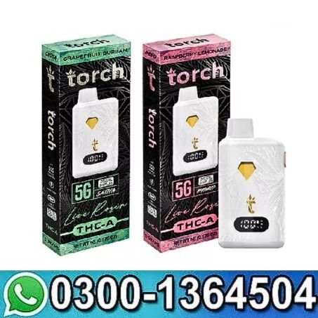 Torch THC-A Live Rosin Disposable | 5g In Pakistan