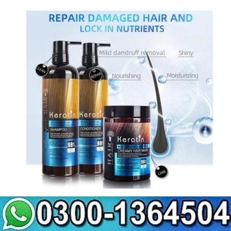 Keratin Hair Shampoo Conditioner Mask
