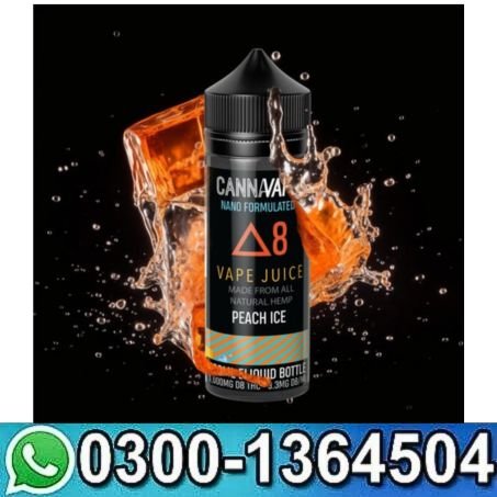 Peach Ice Delta 8 Vape Juice E-Liquid In Pakistan