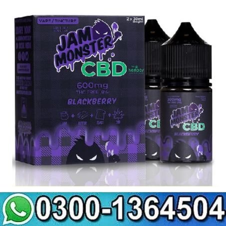 Jam Monster CBD Vape Juice Blackberry 600mg In Pakistan