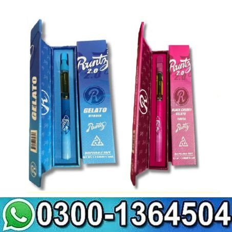 RUNTZ - 1.5g Delta 8 Disposable Vape Pens (1500 mg) In Pakistan