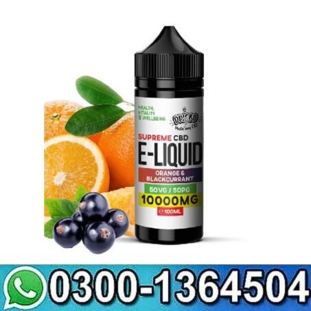 Supreme CBD E-Liquid 10000MG Orange UK’s Best CBD Vape Oil In Pakistan