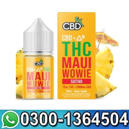 Delta-9 THC + CBD Vape Juice: Maui Wowie (Sativa) In Pakistan