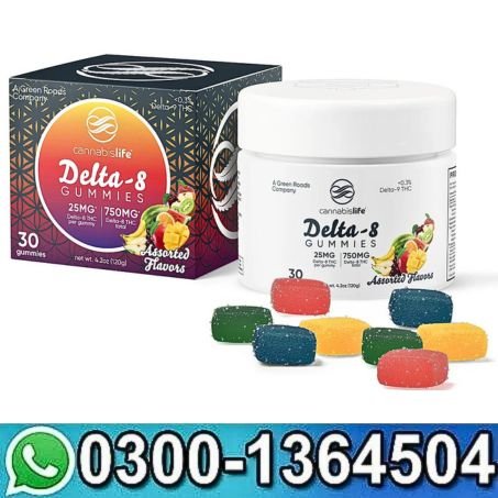 Assorted Flavors Delta-8 Gummies – (30ct) 750mg In Pakistan