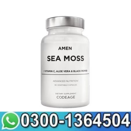 Amen Sea Moss Bladderwrack Burdock Vitamin C Aloe Vera in Pakistan