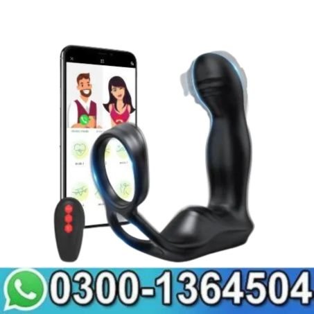 Anal Vibrator Prostate Massager With Cock Ring In Pakistan