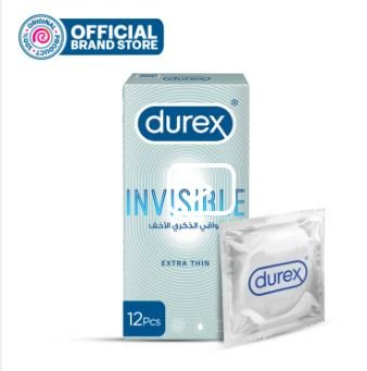 Durex Condoms Invisible 12 Pieces (3's x 4)