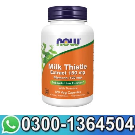 Now Foods Silymarin Milk Thistle Extract 150 mg 120 Veg Capsules in Pakistan