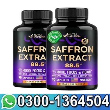 Nutra Harmony Saffron Extract 88.5mg In Pakistan