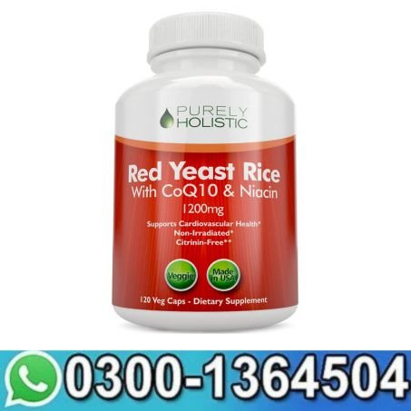 Red Yeast Rice 1200mg with CoQ10 Supplement in Pakistan