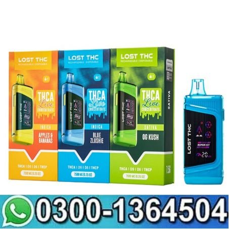 LOST THC V3 THCA Live Concentrate Disposable 7.5G In Pakistan
