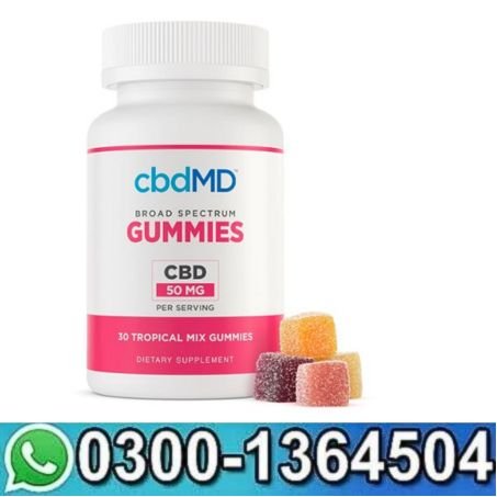CbdMD, CBD Gummies, Broad Spectrum THC-Free, 30ct, 1500mg CBD In Pakistan
