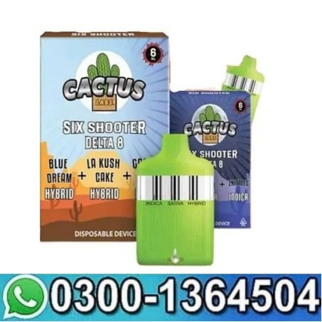 Cactus Labs Six Shooter THC-A Blend Disposable Vape In Pakistan