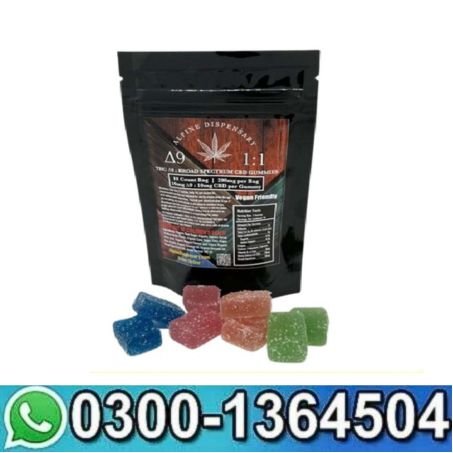 1:1 THC Delta-9 to Broad Spectrum Gummies In Pakistan