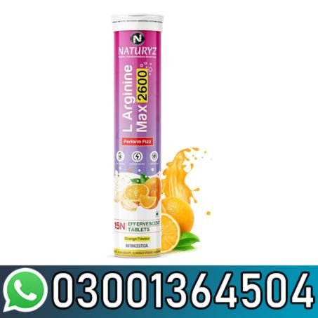 Naturyz L-arginine Max 2600 Effervescent Tablets In Pakistan