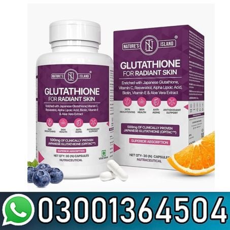 Nature's Island Japanese Glutathione 500mg Price in Pakistan