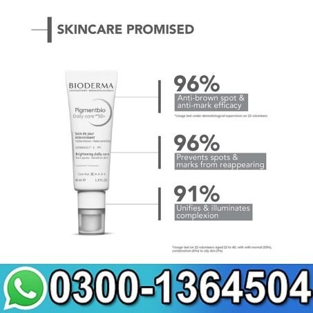 Bioderma Pigmentbio Brightening Daily Care SPF 50+ Cream in Pakistan