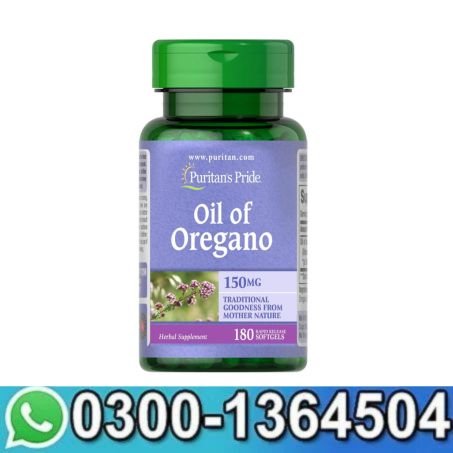 Oil of Oregano Extract by Puritan's Pride Contains Antioxidant Properties in Pakistan