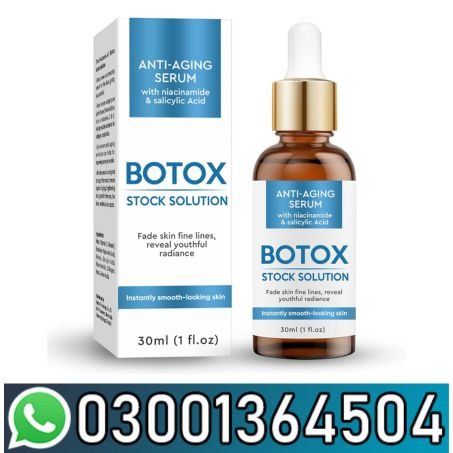 Botox Stock Solution Serum Price in Pakistan