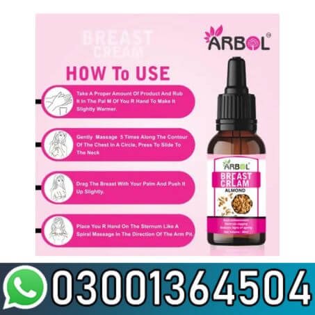 Arbol Natural Breast Cream in Pakistan
